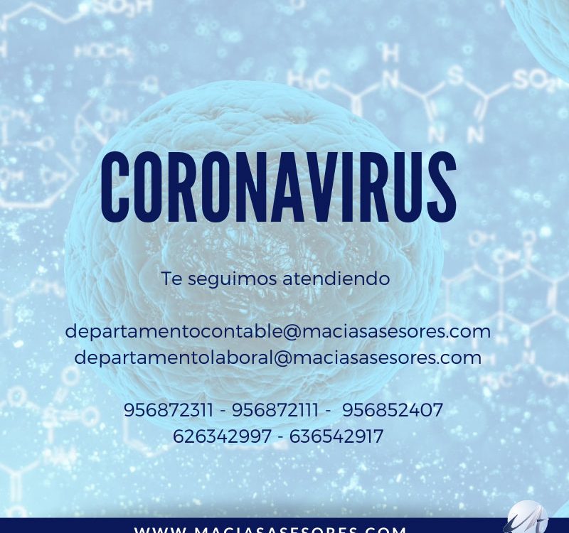 Medidas por el coronavirus COVID-19